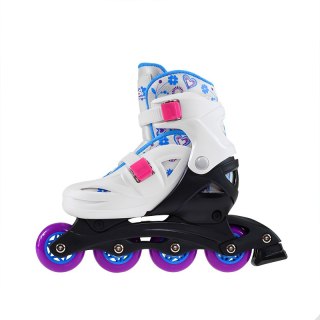 NJ/NA0321 A BIAŁE ROZM. L (36-40) ŁYŻWOROLKI NILS EXTREME
