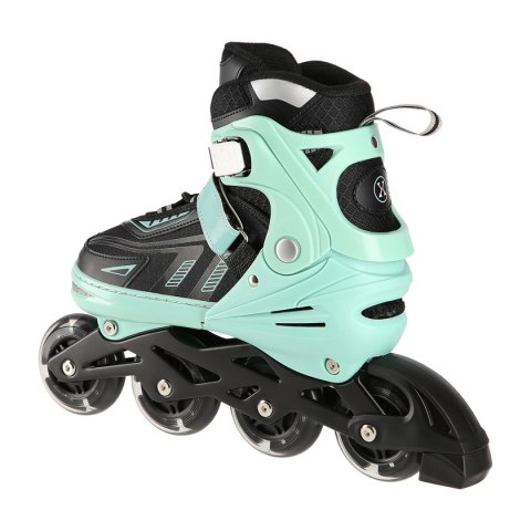 NA11230A MIĘTOWE LED ROZM. L(39-42) ŁYŻWOROLKI NILS EXTREME