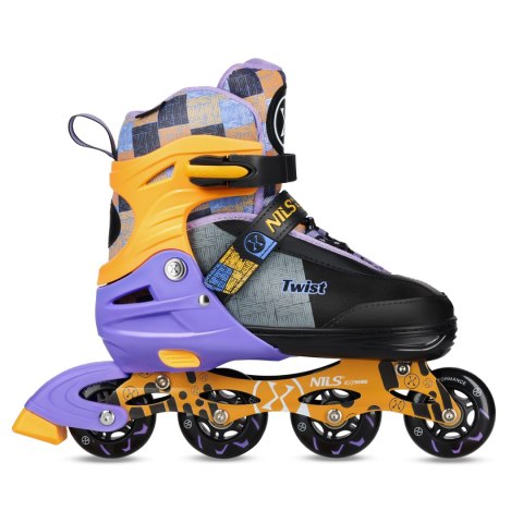 NA13810 ŁYŻWOROLKI TWIST ŻÓŁTE ROZM. S(31-34) NILS EXTREME NA13810 ŁYŻWOROLKI TWIST ŻÓŁTE ROZM. S(31-34) NILS EXTREME