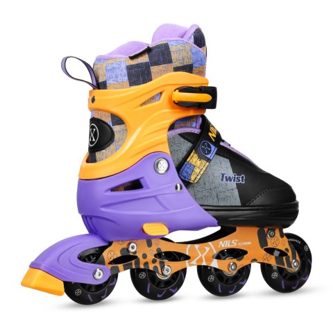 NA13810 ŁYŻWOROLKI TWIST ŻÓŁTE ROZM. S(31-34) NILS EXTREME NA13810 ŁYŻWOROLKI TWIST ŻÓŁTE ROZM. S(31-34) NILS EXTREME