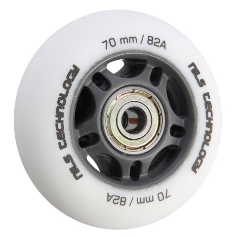 PU 70x24 82A BIAŁE MATOWE (4 szt.) + ABEC-9 (8 szt.) ZESTAW NILS EXTREME PU 70x24 82A BIAŁE MATOWE (4 szt.) + ABEC-9 (8 szt.) ZESTAW NILS EXTREME