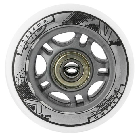 PU 72x24 82A BIAŁE (4 szt.) + ABEC-7 (8 szt.) ZESTAW NILS EXTREME PU 72x24 82A BIAŁE (4 szt.) + ABEC-7 (8 szt.) ZESTAW NILS EXTREME