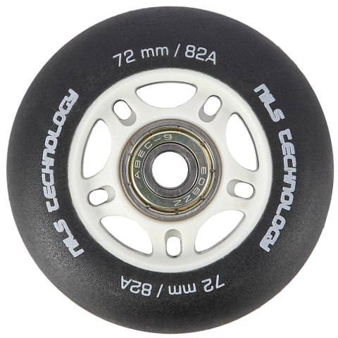 PU 72x24 82A CZARNE MATOWE (4 szt.) + ABEC-9 (8 szt.) ZESTAW NILS EXTREME PU 72x24 82A CZARNE MATOWE (4 szt.) + ABEC-9 (8 szt.) ZESTAW NILS EXTREME