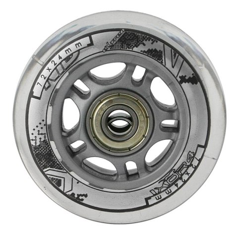 PU 72x24 82A PRZEZROCZYSTE (4 szt.) + ABEC-7 (8 szt.) ZESTAW NILS EXTREME PU 72x24 82A PRZEZROCZYSTE (4 szt.) + ABEC-7 (8 szt.) ZESTAW NILS EXTREME