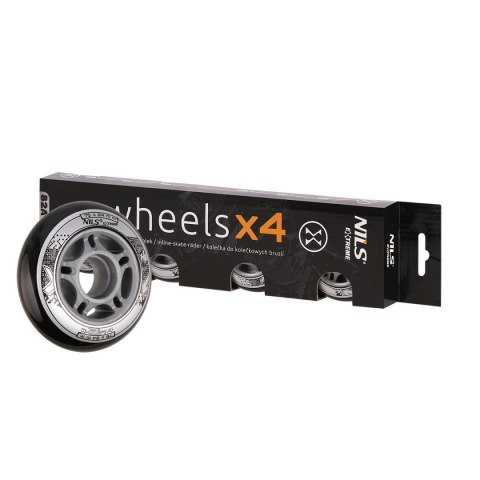 PU 76x24 82A CZARNE KÓŁKA (4 szt.) NILS EXTREME PU 76x24 82A CZARNE KÓŁKA (4 szt.) NILS EXTREME