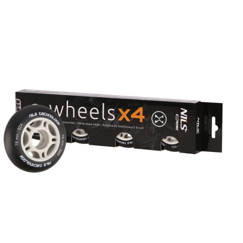 PU 76x24 82A CZARNE MATOWE KÓŁKA (4 szt.) NILS EXTREME PU 76x24 82A CZARNE MATOWE KÓŁKA (4 szt.) NILS EXTREME