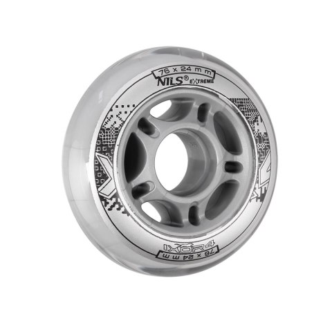 PU 76x24 82A PRZEZROCZYSTE KÓŁKA (4 szt.) NILS EXTREME PU 76x24 82A PRZEZROCZYSTE KÓŁKA (4 szt.) NILS EXTREME