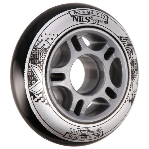 PU 80x24 82A CZARNE KÓŁKA (4 szt.) NILS EXTREME PU 80x24 82A CZARNE KÓŁKA (4 szt.) NILS EXTREME