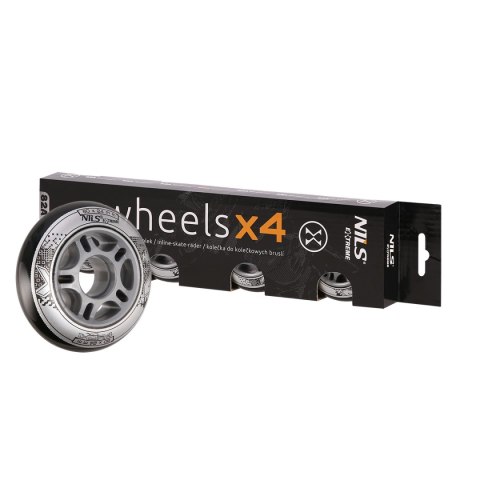 PU 80x24 82A CZARNE KÓŁKA (4 szt.) NILS EXTREME PU 80x24 82A CZARNE KÓŁKA (4 szt.) NILS EXTREME