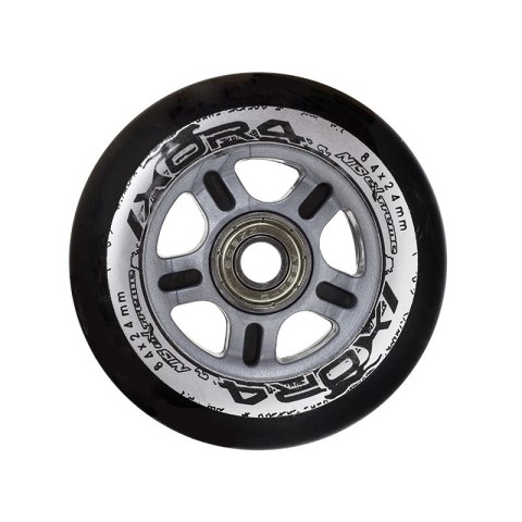 PU 84x24 82A CZARNE (4 szt.) + ABEC-9 CHROME (8 szt.) ZESTAW NILS EXTREME PU 84x24 82A CZARNE (4 szt.) + ABEC-9 CHROME (8 szt.) ZESTAW NILS EXTREME