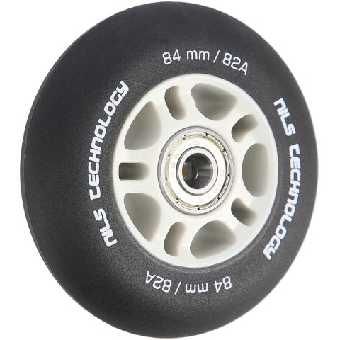 PU 84x24 82A CZARNE MATOWE (4 szt.) + ABEC-9 CHROME (8 szt.) ZESTAW NILS EXTREME PU 84x24 82A CZARNE MATOWE (4 szt.) + ABEC-9 CHROME (8 szt.) ZESTAW NILS EXTREME