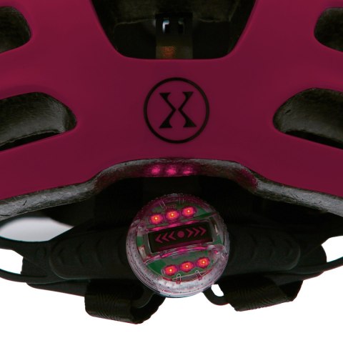 MTW01 LED RÓŻOWY ROZM. S (44-50 cm) KASK NILS EXTREME