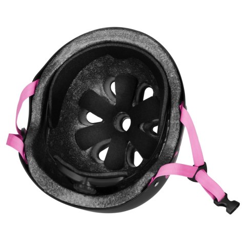 MTW001-1 KASK CZARNO-RÓŻOWY ROZM. S(52-56CM) NILS EXTREME