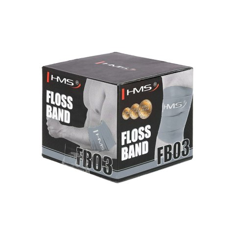 FB03 GRAY 1.5 x 50 x 2080 MM FLOSS BAND GUMA DO ĆWICZEŃ HMS FB03 GRAY 1.5 x 50 x 2080 MM FLOSS BAND GUMA DO ĆWICZEŃ HMS