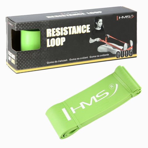 GU05 LIME 83 x 4.5 x 2080 MM GUMA DO ĆWICZEŃ HMS GU05 LIME 83 x 4.5 x 2080 MM GUMA DO ĆWICZEŃ HMS
