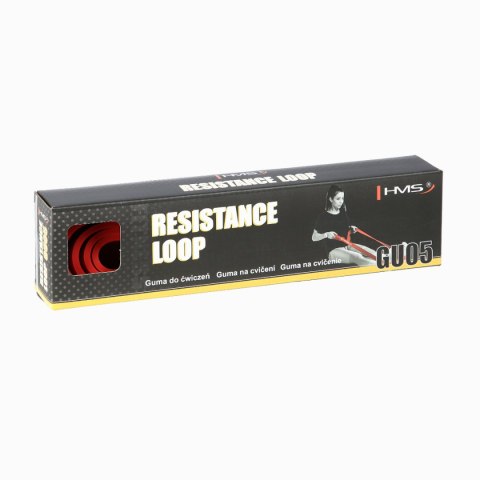 GU05 RED 13 x 4.5 x 2080 MM GUMA DO ĆWICZEŃ HMS GU05 RED 13 x 4.5 x 2080 MM GUMA DO ĆWICZEŃ HMS