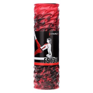 FS135 RED/BLACK 45CM WAŁEK FITNESS/ ROLLER HMS