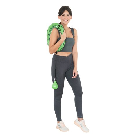 HHW01 HULA HOP GREEN Z WYPUSTKAMI I OBCIĄŻNIKIEM HMS