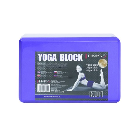 KJ01 PURPLE YOGA BLOK HMS KJ01 PURPLE YOGA BLOK HMS