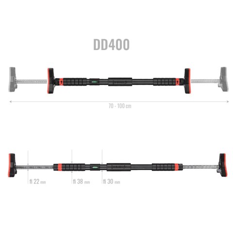 DD400 DRĄŻEK ROZPOROWY Z POZIOMICĄ 70-100 CM HMS