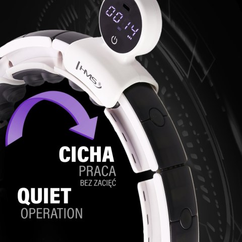 HHM16 HULA HOP WHITE Z MAGNESAMI I OBCIĄŻNIKIEM + LICZNIK HMS HHM16 HULA HOP WHITE Z MAGNESAMI I OBCIĄŻNIKIEM + LICZNIK HMS