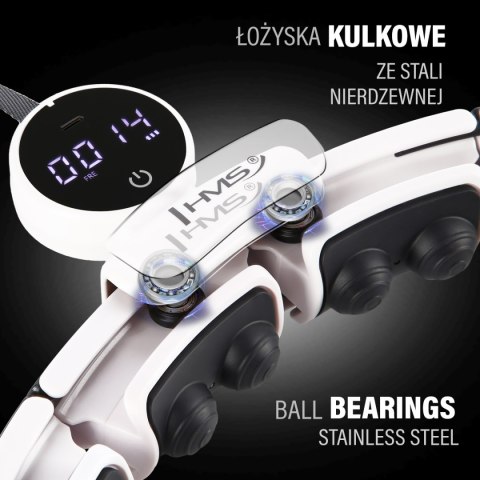HHM16 HULA HOP WHITE Z MAGNESAMI I OBCIĄŻNIKIEM + LICZNIK HMS HHM16 HULA HOP WHITE Z MAGNESAMI I OBCIĄŻNIKIEM + LICZNIK HMS