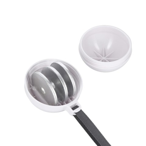 HHM16 HULA HOP WHITE Z MAGNESAMI I OBCIĄŻNIKIEM + LICZNIK HMS HHM16 HULA HOP WHITE Z MAGNESAMI I OBCIĄŻNIKIEM + LICZNIK HMS