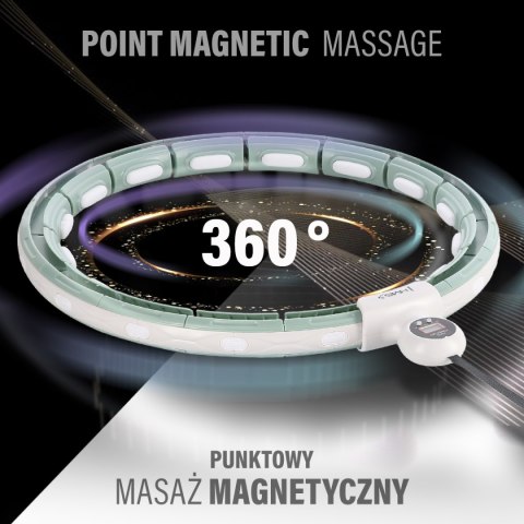 ZESTAW HULA HOP MAGNETYCZNY GREEN HHM15 Z LICZNIKIEM HMS + PAS WYSZCZUPLAJĄCY BR163 RED ZESTAW HULA HOP MAGNETYCZNY GREEN HHM15 Z LICZNIKIEM HMS + PAS WYSZCZUPLAJĄCY BR163 RED