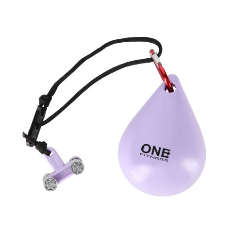 ZESTAW HULA HOP OHA02 VIOLET Z WYPUSTKAMI I OBCIĄŻNIKIEM ONE FITNESS + PAS BR160